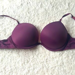 Victoria Sercet Pink purple push up bra 32D